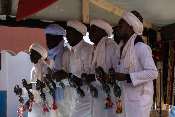 Gnawa music, like the desert sands, carries within it the timeless rhythms of the earth, echoing the ancient pulse of the Sahara's vast expanse.